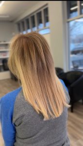 After hair extensions for thin hair in Haymarket VA